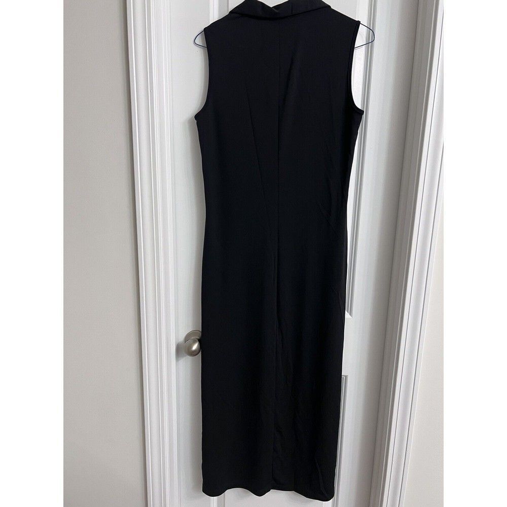 Van Heusen Womens Black Mazi Dress sleeveless Size M USA Made‎